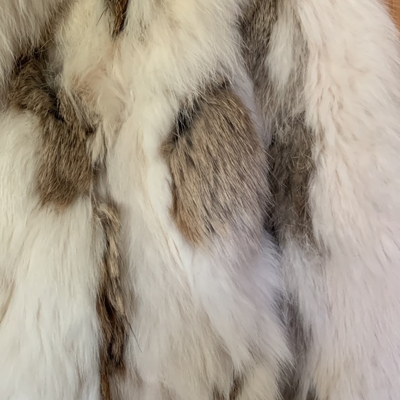 Vintage rabbit fur jacket Size M - Picture 3 of 8